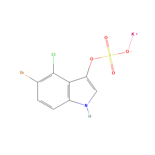 5-BROMO-4-CHLORO-3-INDOLYL SULFATE POTASSIUM SALT (CAS: 6578-07-0) - Related Chemical Product