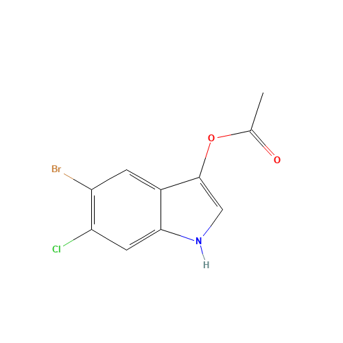 5-BROMO-6-CHLORO-3-INDOXYL-3-ACETATE (CAS: 102185-48-8) - Related Chemical Product
