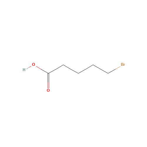 5-Bromovaleric acid (CAS: 2067-33-6) - Chemical Structure and Molecular Formula 