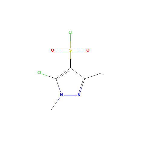 5-CHLORO-1,3-DIMETHYLPYRAZOLE-4-SULFONYL CHLORIDE (CAS: 88398-93-0) - Related Chemical Product