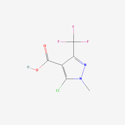 5-CHLORO-1-METHYL-3-(TRIFLUOROMETHYL)-1H-PYRAZOLE-4-CARBOXYLIC ACID (CAS: 128455-63-0) - Related Chemical Product