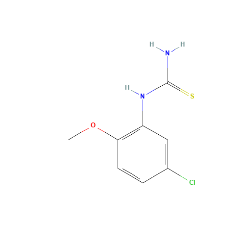 5-CHLORO-2-METHOXYPHENYLTHIOUREA (CAS: 63980-69-8) - Related Chemical Product