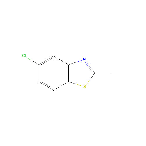 5-Chloro-2-methylbenzothiazole (CAS: 1006-99-1) - Chemical Structure and Molecular Formula 