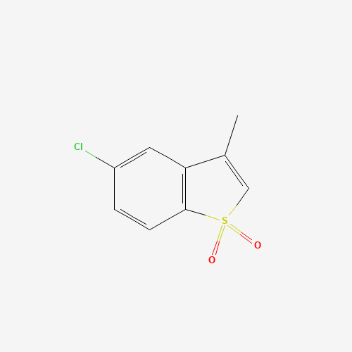 5-CHLORO-3-METHYL-1H-BENZO[B]THIOPHENE-1,1-DIONE (CAS: 17514-66-8) - Chemical Structure and Molecular Formula 
