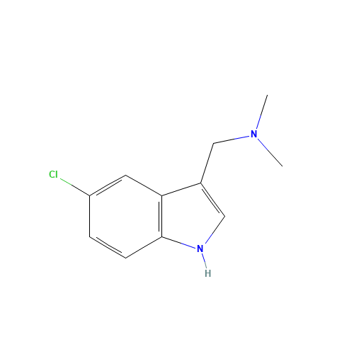 5-CHLOROGRAMINE (CAS: 830-94-4) - Chemical Structure and Molecular Formula 