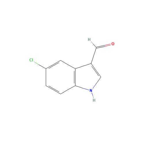 5-Chloroindole-3-carboxaldehyde (CAS: 827-01-0) - Chemical Structure and Molecular Formula 