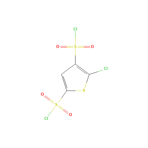 5-CHLOROTHIOPHENE-2,4-DISULFONYL DICHLORIDE (CAS: 86806-70-4) - Related Chemical Product