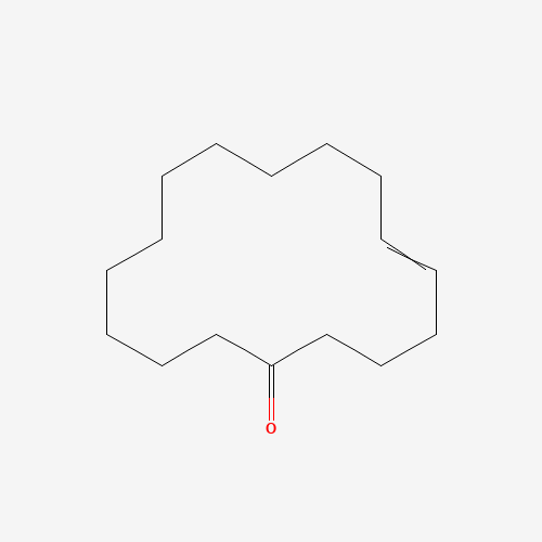 5-CYCLOHEXADECEN-1-ONE (CAS: 37609-25-9) - Chemical Structure and Molecular Formula 