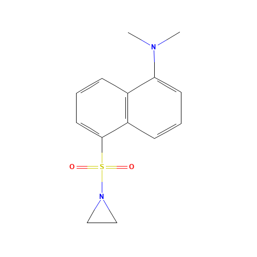 5-DIMETHYLAMINONAPHTHALENE-1-SULFONYL AZIRIDINE (CAS: 51908-46-4) - Related Chemical Product