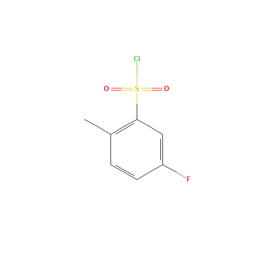 5-FLUORO-2-METHYLBENZENESULFONYL CHLORIDE (CAS: 445-05-6) - Related Chemical Product