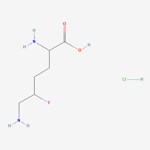 DL-5-FLUOROLYSINE HYDROCHLORIDE (CAS: 58960-25-1) - Chemical Structure and Molecular Formula 