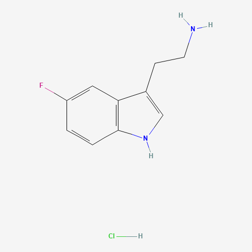 5-Fluorotryptamine hydrochloride (CAS: 2711-58-2) - Chemical Structure and Molecular Formula 