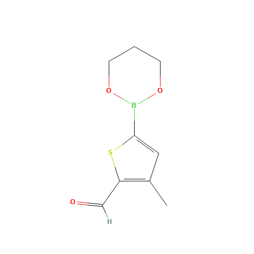 5-(1,3,2-Dioxaborinan-2-yl)-3-methylthiophene-2-carboxaldehyde (CAS: 374537-98-1) - Related Chemical Product