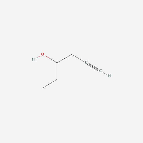 5-HEXYN-3-OL (CAS: 19780-84-8) - Chemical Structure and Molecular Formula 