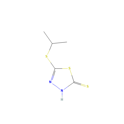 5-ISOPROPYLTHIO-1,3,4-THIADIAZOLE-2-THIOL (CAS: 62868-67-1) - Related Chemical Product