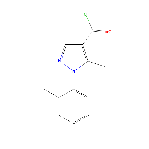5-METHYL-1-(2-METHYLPHENYL)-1H-PYRAZOLE-4-CARBONYL CHLORIDE (CAS: 423768-42-7) - Related Chemical Product