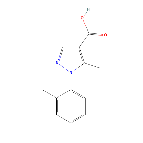 5-METHYL-1-(2-METHYLPHENYL)-1H-PYRAZOLE-4-CARBOXYLIC ACID (CAS: 423768-56-3) - Related Chemical Product