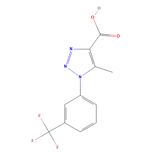5-METHYL-1-[3-(TRIFLUOROMETHYL)PHENYL]-1H-1,2,3-TRIAZOLE-4-CARBOXYLIC ACID (CAS: 499771-21-0) - Related Chemical Product
