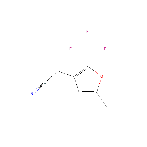 5-METHYL-2-(TRIFLUOROMETHYL)FURO-3-YLACETONITRILE (CAS: 175276-72-9) - Related Chemical Product