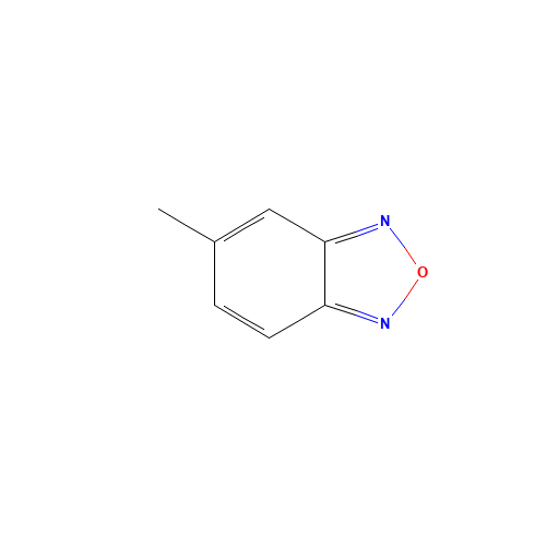 5-METHYLBENZOFURAZAN (CAS: 20304-86-3) - Chemical Structure and Molecular Formula 