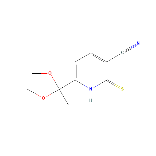 6-(1,1-DIMETHOXYETHYL)-2-MERCAPTONICOTINONITRILE (CAS: 175277-41-5) - Related Chemical Product