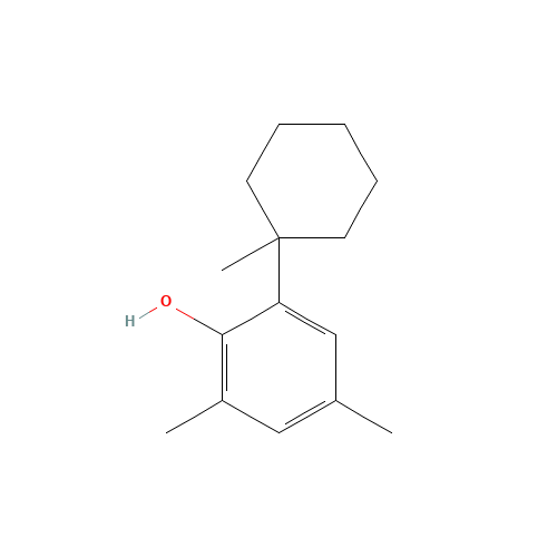 2,4-DIMETHYL-6-(1-METHYLCYCLOHEXYL)PHENOL (CAS: 77-61-2) - Related Chemical Product