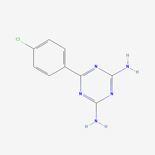 6-(4-CHLOROPHENYL)-1,3,5-TRIAZINE-2,4-DIAMINE (CAS: 4514-53-8) - Related Chemical Product