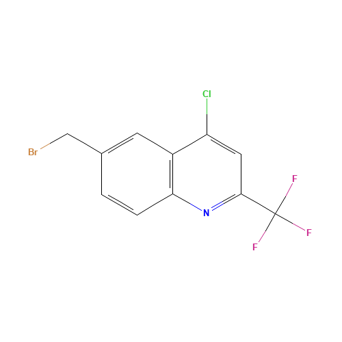 6-(BROMOMETHYL)-4-CHLORO-2-(TRIFLUOROMETHYL)-QUINOLINE (CAS: 123637-51-4) - Related Chemical Product