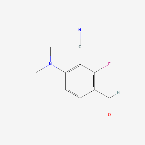 3-CYANO-4-DIMETHYLAMINO-2-FLUOROBENZALDEHYDE (CAS: 148901-53-5) - Related Chemical Product