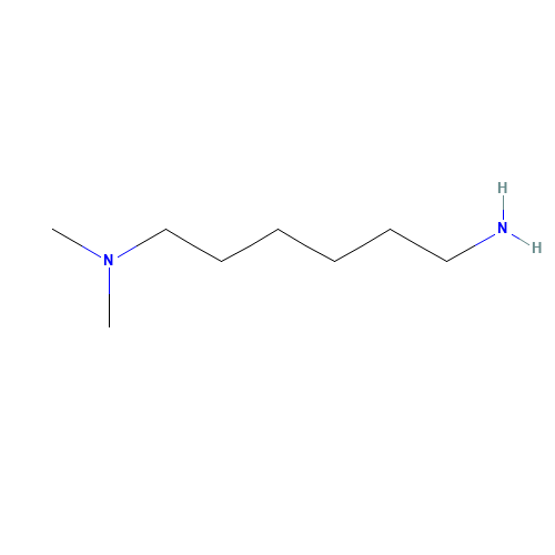 6-(DIMETHYLAMINO)HEXYLAMINE (CAS: 1938-58-5) - Chemical Structure and Molecular Formula 