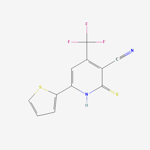 2-MERCAPTO-6-THIEN-2-YL-4-(TRIFLUOROMETHYL)-PYRIDINE-3-CARBONITRILE (CAS: 104960-50-1) - Related Chemical Product
