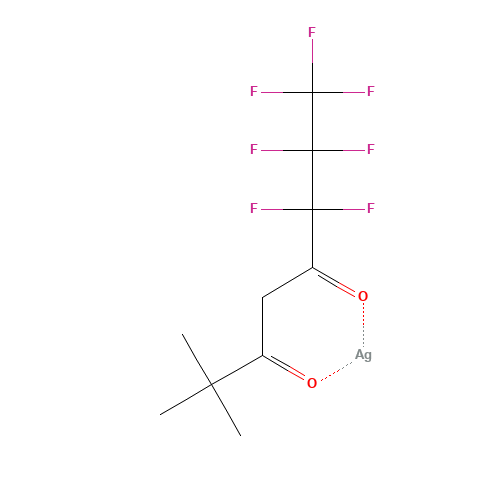 (6,6,7,7,8,8,8-HEPTAFLUORO-2,2-DIMETHYL-3,5-OCTANEDIONATO)SILVER (CAS: 76121-99-8) - Related Chemical Product