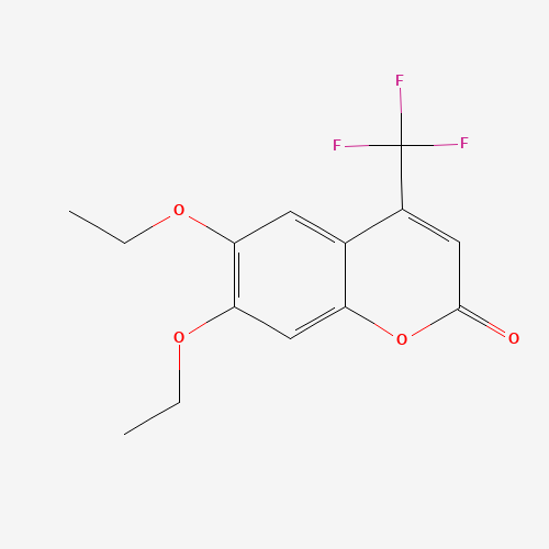 6,7-Diethoxy-4-(trifluoromethyl)coumarin (CAS: 351002-66-9) - Related Chemical Product