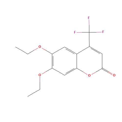 6,7-Diethoxy-4-(trifluoromethyl)coumarin (CAS: 351002-66-9) - Related Chemical Product
