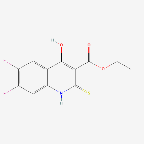 6,7-Difluoro-4-hydroxy-2-mercaptoquinoline-3-carboxylicacidethylester (CAS: 84339-06-0) - Related Chemical Product