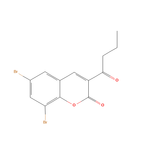 6,8-DIBROMO-3-BUTYRYL-2H-CHROMEN-2-ONE (CAS: 3855-85-4) - Related Chemical Product
