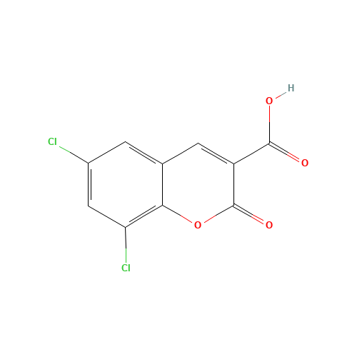 6,8-DICHLORO-2-OXO-2H-CHROMENE-3-CARBOXYLIC ACID (CAS: 2199-86-2) - Related Chemical Product