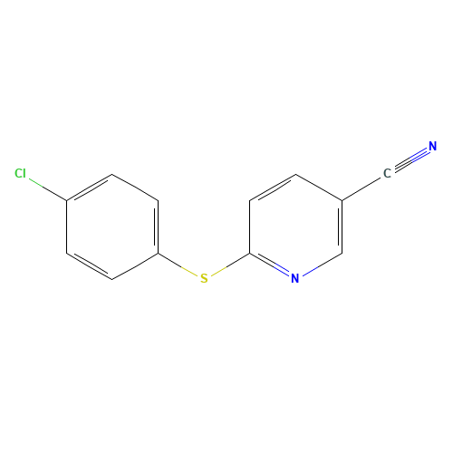 6-[(4-CHLOROPHENYL)THIO]NICOTINONITRILE (CAS: 259683-22-2) - Related Chemical Product