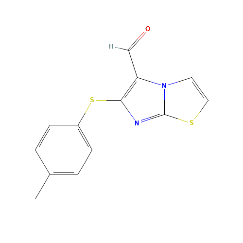 6-(4-METHYLPHENYLTHIO)IMIDAZO[2,1-B]THIAZOLE-5-CARBOXALDEHYDE (CAS: 175277-55-1) - Related Chemical Product
