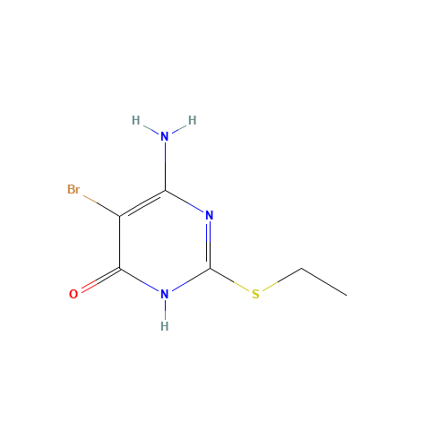 6-AMINO-5-BROMO-2-(ETHYLTHIO)PYRIMIDIN-4-OL (CAS: 77708-90-8) - Related Chemical Product