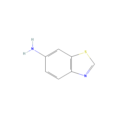 6-Aminobenzothiazole (CAS: 533-30-2) - Chemical Structure and Molecular Formula 