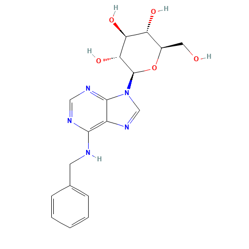6-BENZYLAMINOPURINE 9-(BETA-D-GLUCOSIDE) (CAS: 4294-17-1) - Related Chemical Product