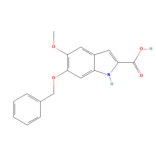 6-BENZYLOXY-5-METHOXYINDOLE-2-CARBOXYLIC ACID (CAS: 2495-92-3) - Related Chemical Product