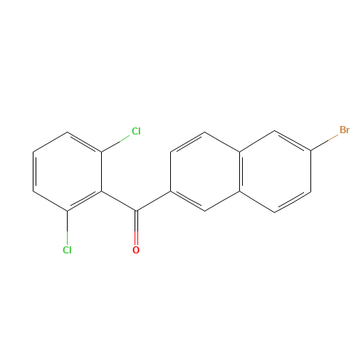 6-BROMO-2-(2,6-DICHLOROBENZOYL)NAPHTHALENE (CAS: 216144-77-3) - Related Chemical Product