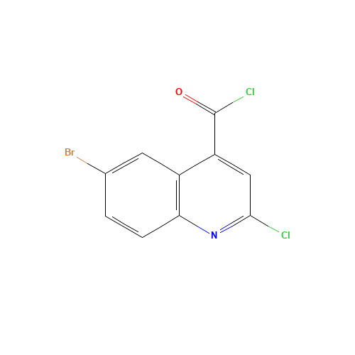 6-BROMO-2-CHLOROQUINOLINE-4-CARBONYL CHLORIDE (CAS: 287176-63-0) - Related Chemical Product