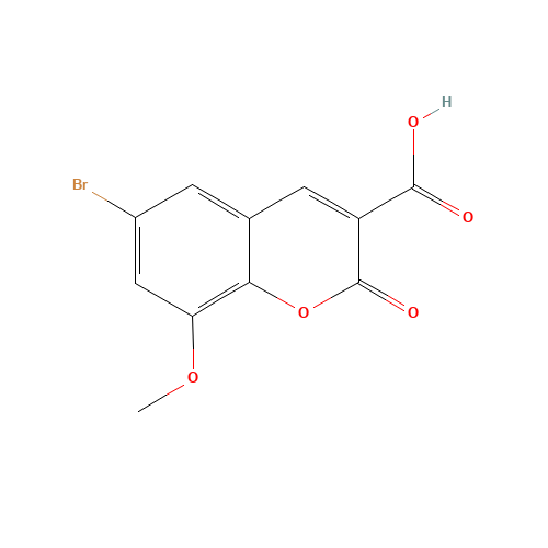 6-BROMO-8-METHOXY-2-OXO-2H-CHROMENE-3-CARBOXYLIC ACID (CAS: 119686-34-9) - Related Chemical Product