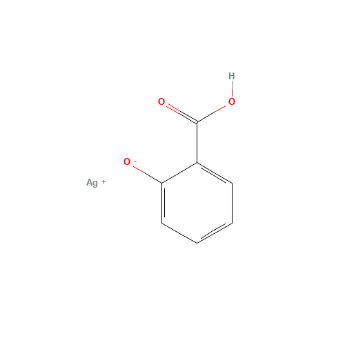SILVER SALICYLATE (CAS: 528-93-8) - Chemical Structure and Molecular Formula 