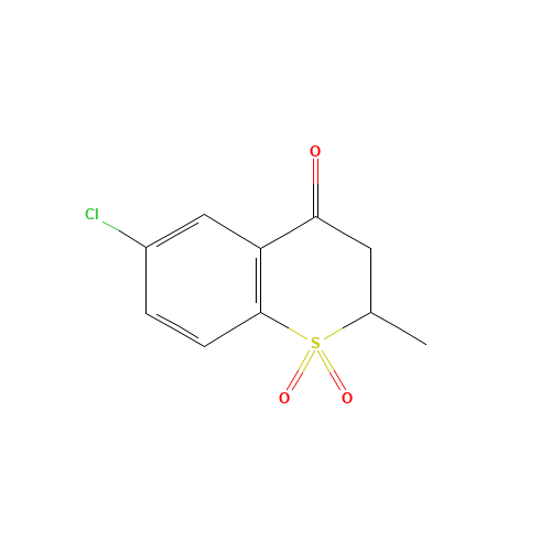 6-CHLORO-2-METHYL-1,2,3,4-TETRAHYDRO-1LAMBDA6-BENZOTHIINE-1,1,4-TRIONE (CAS: 175205-44-4) - Related Chemical Product