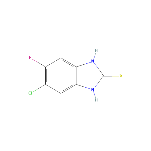 6-CHLORO-5-FLUOROBENZIMIDAZOLE-2-THIOL (CAS: 142313-30-2) - Related Chemical Product