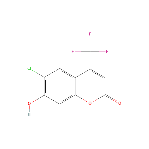 6-CHLORO-7-HYDROXY-4-(TRIFLUOROMETHYL)COUMARIN (CAS: 119179-66-7) - Related Chemical Product